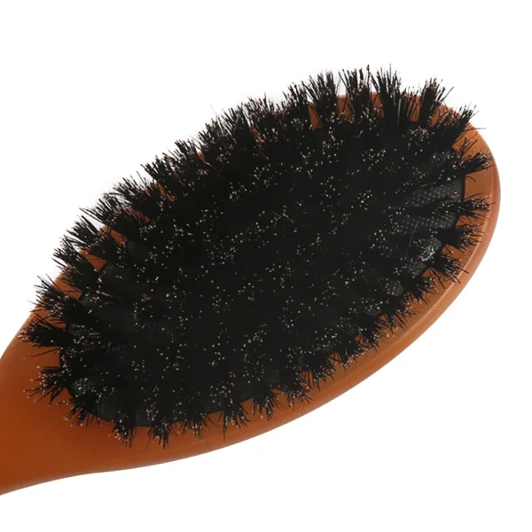 Boar Bristle Brush, Oval Wooden Hairbrush - Image 3