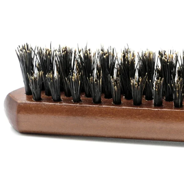 Boar Bristle Brush with Wooden Handle - Image 5