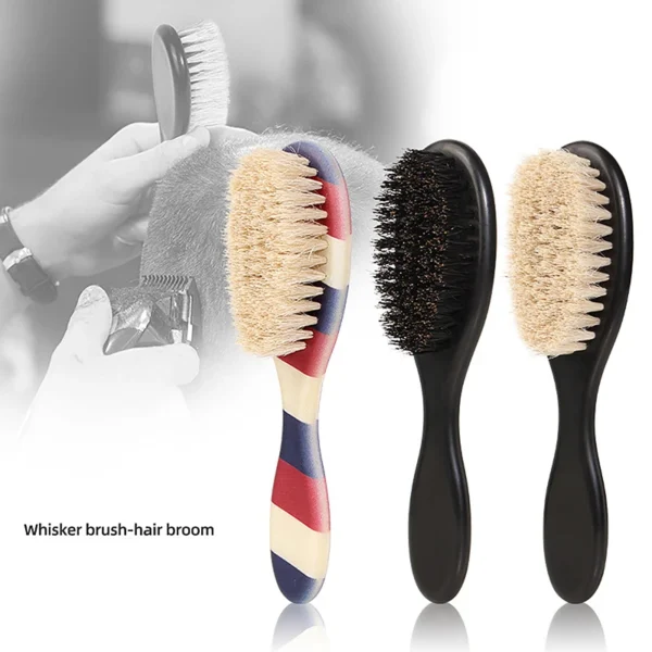 Boar Bristle Brush - Dual-Purpose Shaving Set For Beard