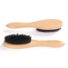 Boar Bristle Brush Wooden Handle for Beard & Hair - Image 4