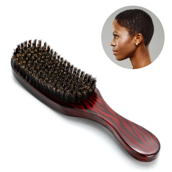 Boar Bristle Brush Set for Hair & Beard Styling
