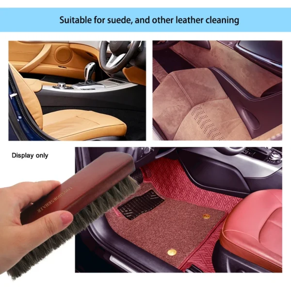 Boar Bristle Brush Shoe Polishing Tool For Shoes & Boots - Image 6