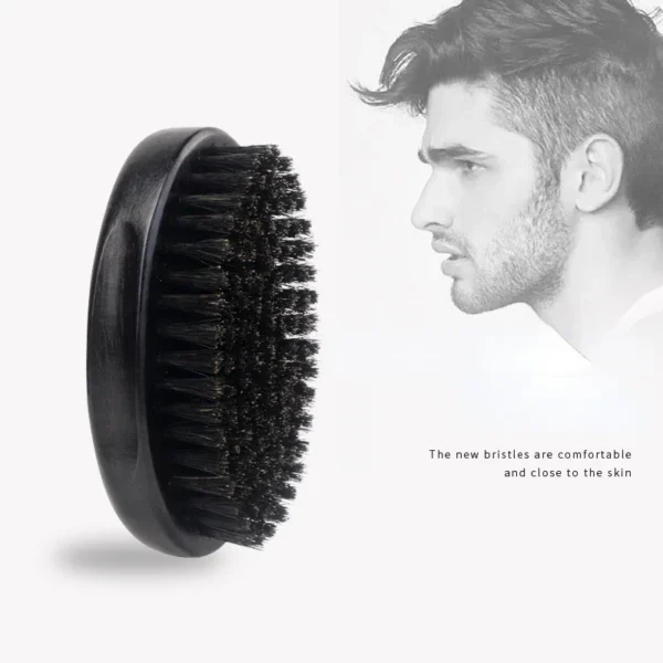 Boar Bristle Brush Beard Comb Kit with Gift Bag - Image 2