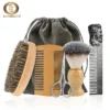 Boar Bristle Brush Kit - Beard & Shaving Comb Set