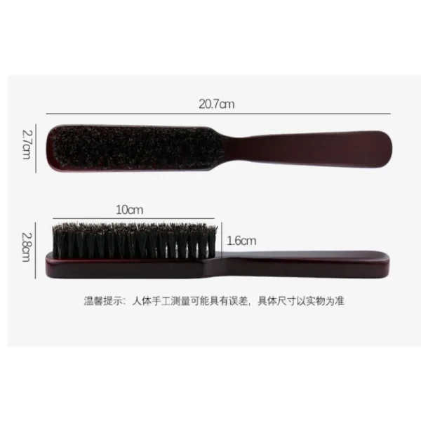 Boar Bristle Brush with Wood Handle for Beard - Image 6