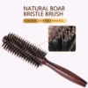 Boar Bristle Brush Wooden Handle Hair Comb - Image 5