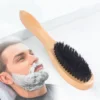 Boar Bristle Brush Wooden Handle for Beard & Hair - Image 3