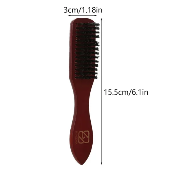 Boar Bristle Beard Brush, Wood Handle Anti-Static - Image 6