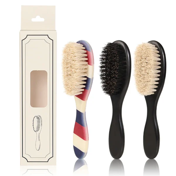 Boar Bristle Brush - Dual-Purpose Shaving Set For Beard - Image 4