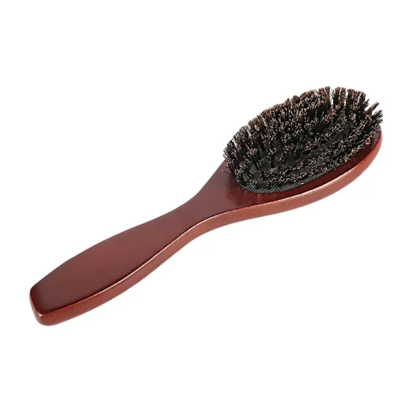 Boar Bristle Brush, Oval Wooden Hairbrush - Image 6
